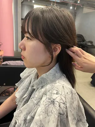 ミディアム ｊｏｕｅｒｍ所属・透明感/グレージュ /韓国レイヤー🪽のヘアスタイル