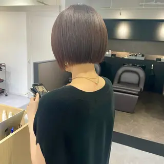 ショート レイヤーパーマ＊ 顔まわり似合わせのヘアスタイル