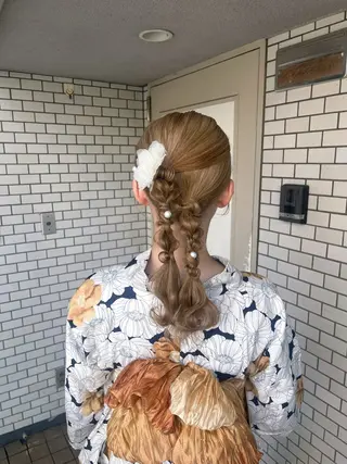 ヘアアレンジ 垢抜けヘアメイク🫧 JURI🪽のヘアスタイル