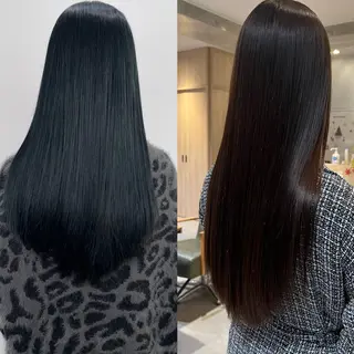 ロング ダン/メンズ/ 顔周り×透明感カラーのヘアスタイル