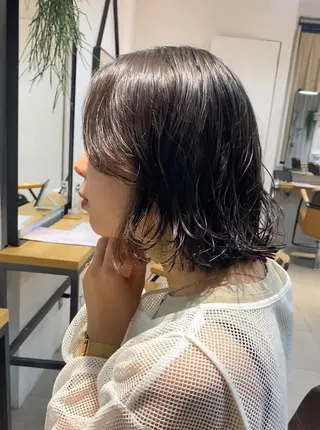 ミディアム パーマ 縮毛矯正/カラー ✨️Mariamuのヘアスタイル