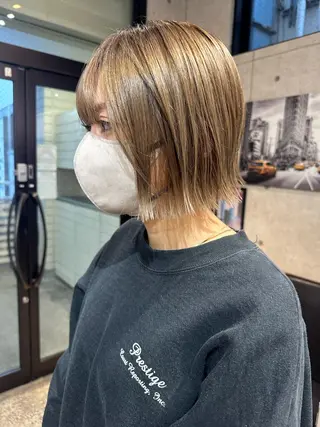 ショート カラー 遠藤沙也加 /レイヤーカットのヘアスタイル