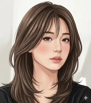 セミロング M.SLASH菅原 正裕のヘアスタイル