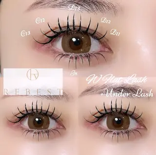 マツエク・マツパ yuuka REBEST心斎橋のマツエク・マツパデザイン