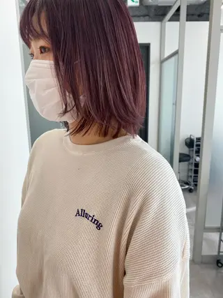 ミディアム カラー umu.［韓国ヘア /ダウンパーマ］のヘアスタイル