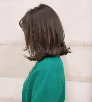 ショート 透明感/オリーブ/ グレージュ/YUKAのヘアスタイル