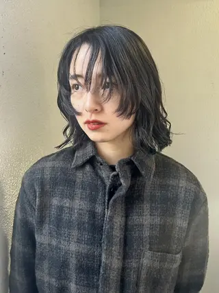 ミディアム パーマ 🌼U24 ヘアデザインラボのヘアスタイル