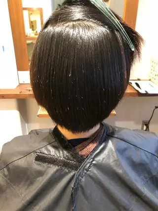 ショート パーマ ulu hair by ALIA所属・真砂 明のヘアスタイル