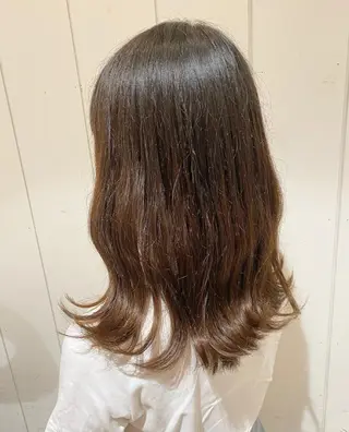 セミロング 🫧顔周りカット 🫧樫村優香のヘアスタイル