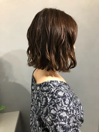 ミディアム パーマ ショートカット無料/ 小顔ショートのヘアスタイル