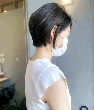 ショート カラー 田部 勇斗のヘアスタイル