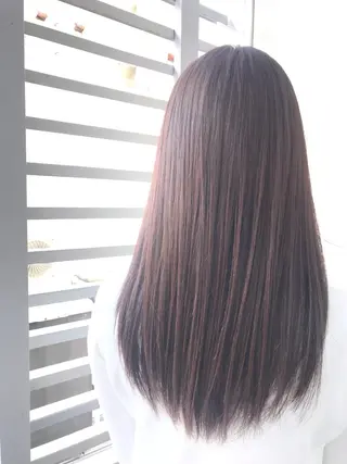 ロング カラー ヘアアレンジ kei/透明感カラー /ベージュ/インナーのヘアスタイル