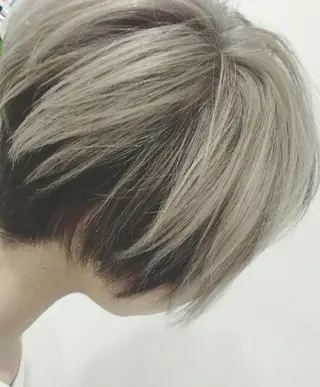 ショート カラー ヘアアレンジ Ma ruのヘアスタイル
