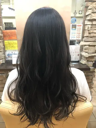 ロング カラー ヘアアレンジ 地毛風ストレート ⚡️下ノ村柊斗⚡️のヘアスタイル