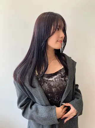 ロング 横田 未来のヘアスタイル