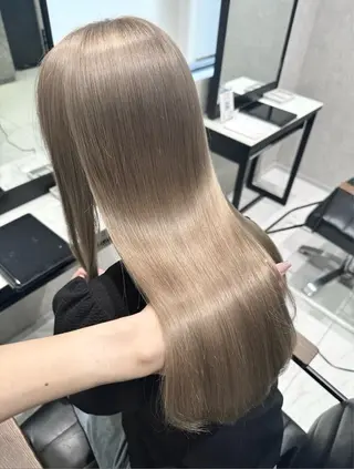 ロング 艶カラー/羽エクステ サラサ💟のヘアスタイル