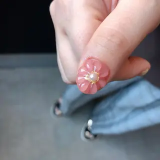 ロング カラー ヘアアレンジ キッズ ネイル マツエク・マツパ 福田 加奈のネイルデザイン