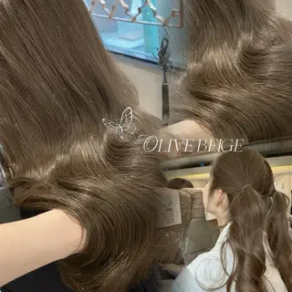 ロング 韓国レイヤー/透明感 カラー🦋mioのヘアスタイル