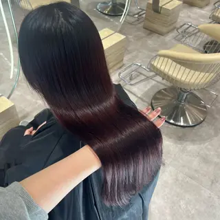 ロング 顔周りカット/ 透明感カラー/ユナのヘアスタイル