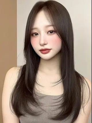 セミロング 美髪 Risaのヘアスタイル