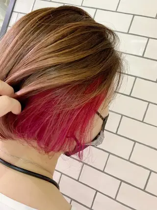 ショート カラー ヘアアレンジ 指名支持率NO.1 スタイリストのヘアスタイル