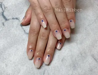 ネイル ネイルリボン 石田のネイルデザイン