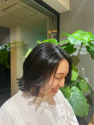 ショート unsarto所属・レイヤー💫パーマ 🌙 nanacoのヘアスタイル