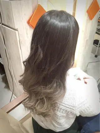 ショート ミディアム セミロング ロング カラー due hair 京都駅前店 MILBON オージュア認定サロン【デューヘアー】所属・ハイトーンブリーチ 土坂 由志【京都】のヘアスタイル