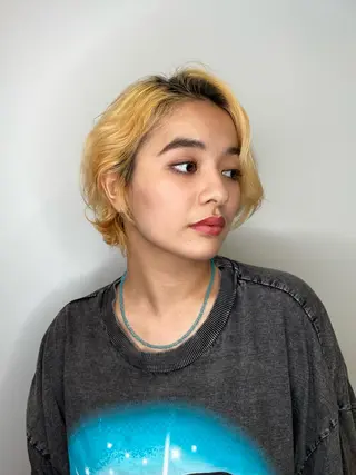 ショート ヘアアレンジ sola方南町所属・原一真/ 外国人ショートヘアのヘアスタイル