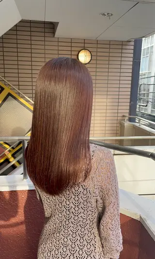 ミディアム カラー ヘアアレンジ Joshua / 素髪改善のヘアスタイル