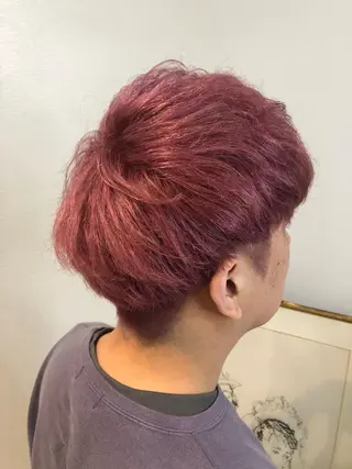 ショート カラー メンズ 🤍中野 レオ🤍のヘアスタイル