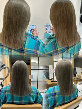 セミロング レイヤー/流行りヘア 🤲MIREI🤲のヘアスタイル