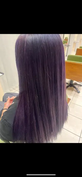 ロング カラー ふかや まりかのヘアスタイル