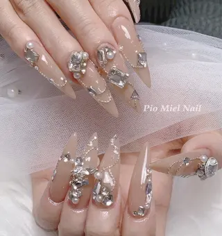 ネイル HANA 長さだしのネイルデザイン