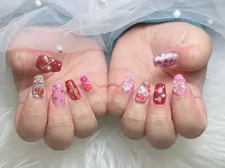 ネイル 【Eclat ｴｸﾗ】nail＆beauty所属・Eclat〔ｴｸﾗ〕 MOEKA𝜗𝜚*のネイルデザイン