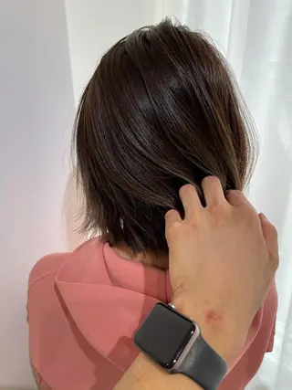 ミディアム カラー eins.hair所属・過去一の柔髪ヘア 🌿einshairのヘアスタイル