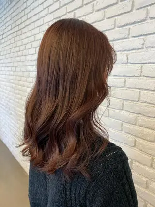 セミロング カラー sand yokohama所属・✨️今だけ無料✨️ 鶴田みなみのヘアスタイル