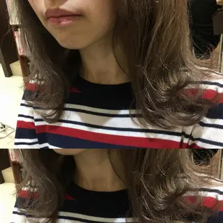 セミロング カラー 寺内 紳悟のヘアスタイル