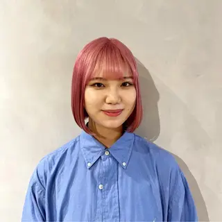 ショート ボブ/ベージュ/ パーマ🪿近森ゆいのヘアスタイル