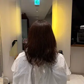 セミロング 森田 玲央のヘアスタイル