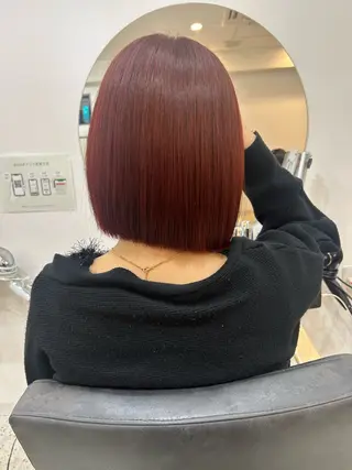 ショート カラー 透明感カラー 莉々子のヘアスタイル