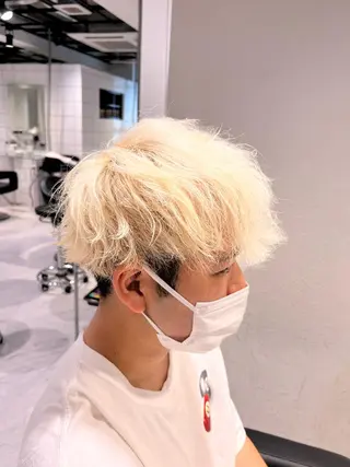 カラー メンズ 🔥札幌No.1🥇 パーマ特化美容師🔥のヘアスタイル