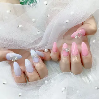 ネイル パーツ全部¥110 サロンミミのネイルデザイン