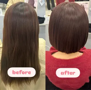 ショート カラー モデル募集🌟 吾郷七海のヘアスタイル