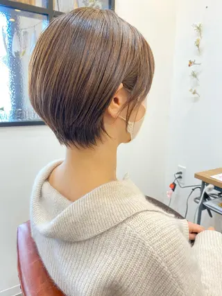 ショート カラー ショート、ボブ シマダマサトのヘアスタイル