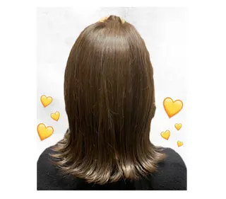 ミディアム カラー Hair Resort Noble(ヘアリゾートノーブル)所属・オオヤ カナのヘアスタイル