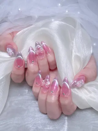 ネイル 🎀も ものネイルデザイン