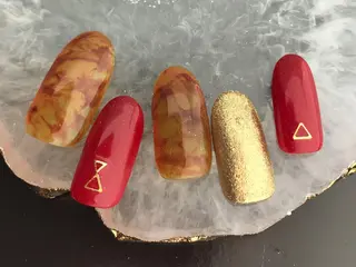 ネイル トップネイリスト Ribbon立川店のネイルデザイン