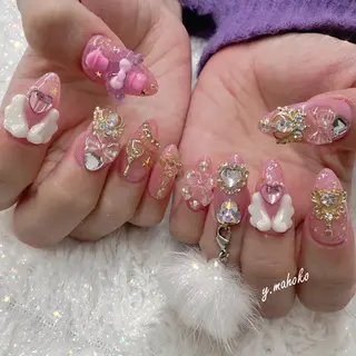 ネイル She nail studio 原宿所属・パラジェル有/ スカルプ/mahoのネイルデザイン