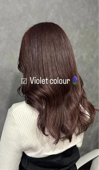 ロング カラー chouette/ 根本優希のヘアスタイル